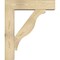 Ekena Millwork Funston Block Rough Sawn Bracket w/ Offset Brace, Douglas Fir, 8"W x 32"D x 38"H BKT0806X32X38FST05RDF - alternate 2